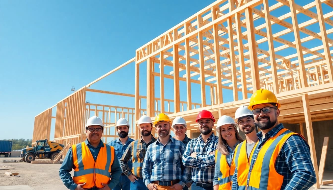 New Jersey Commercial General Contractor collaborating on site construction.