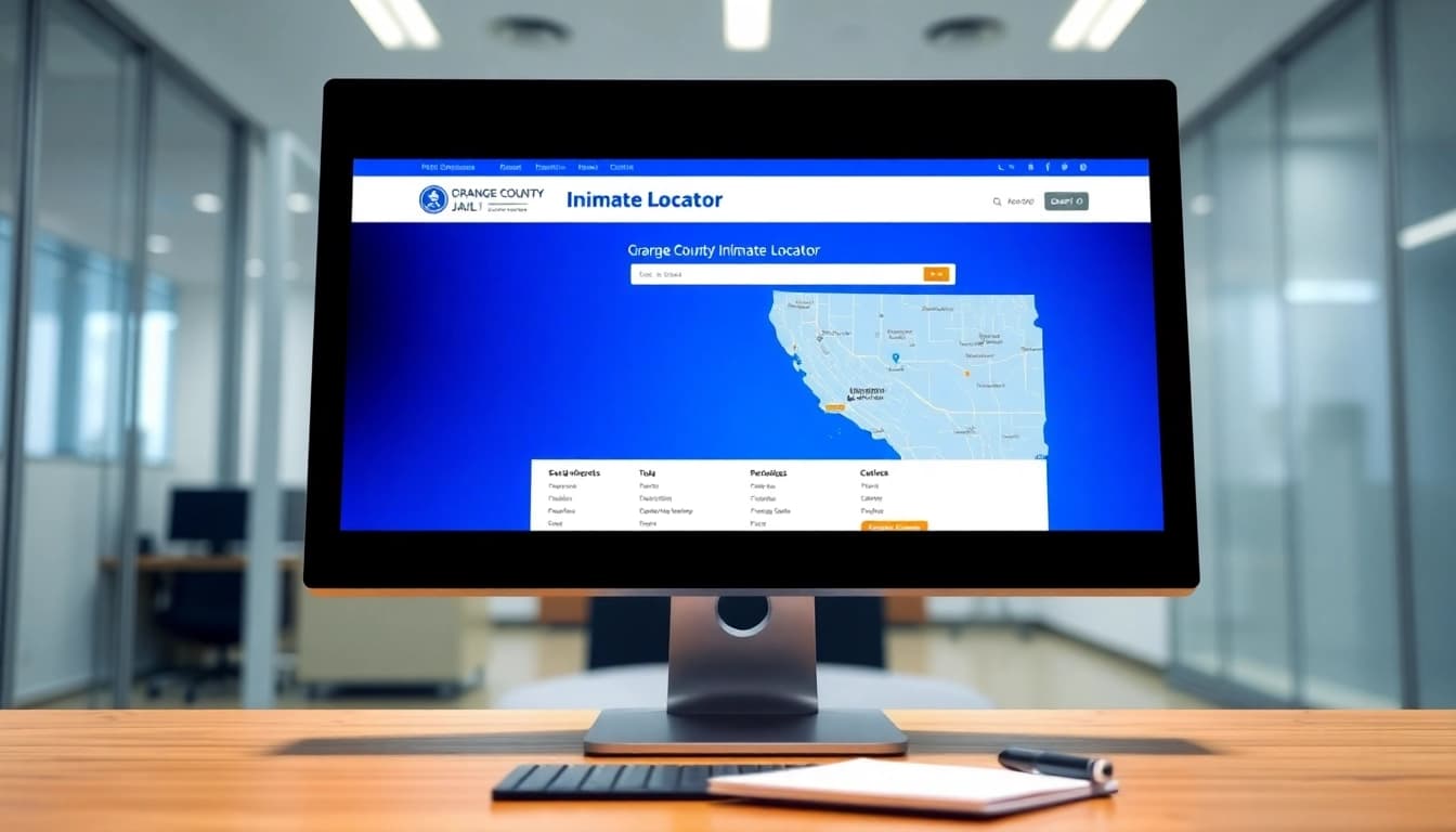 Locate inmates efficiently using the Orange County Jail Inmate Locator on a professional interface.