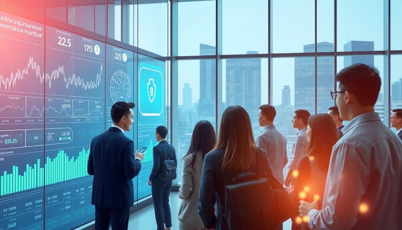 Modern digital insurance platform for 79king, showcasing secure online financial services in 2025