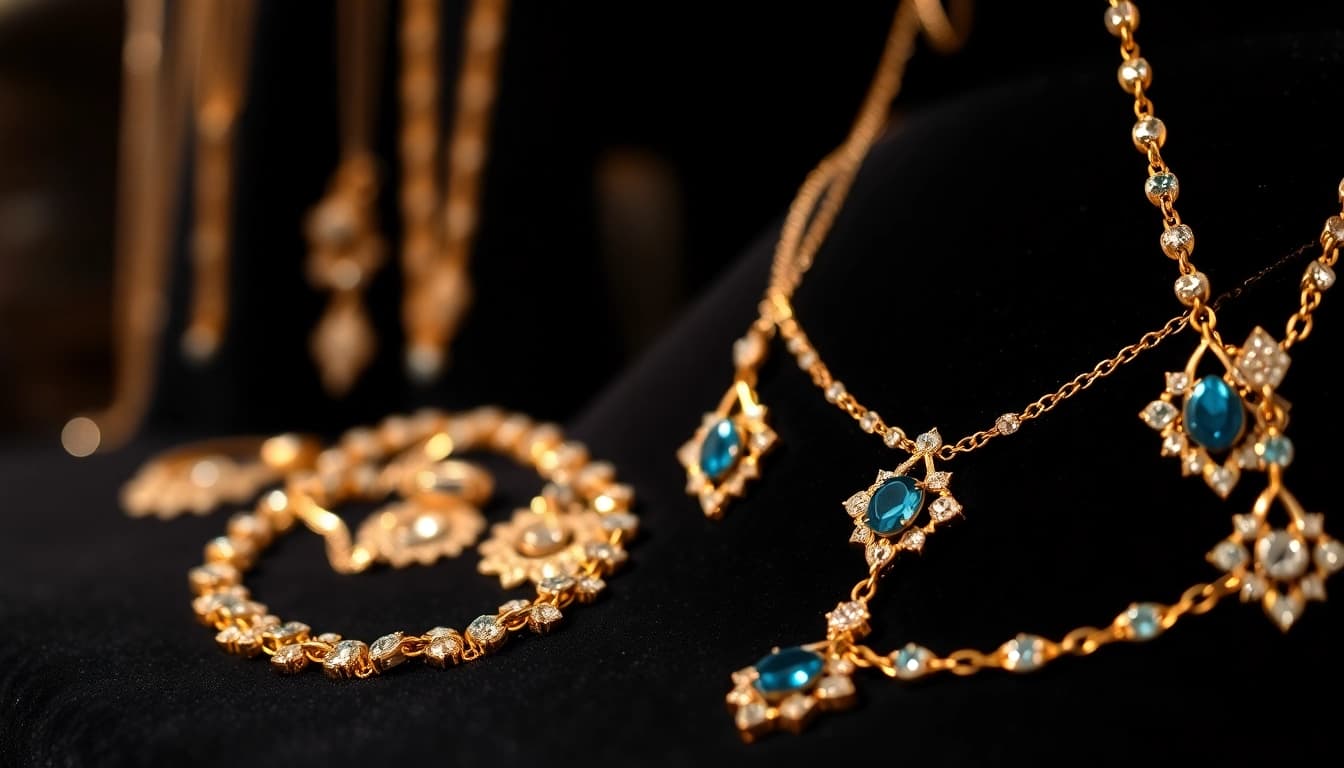 Showcasing intricate jewelry designs and collections available at https://valenciakey.es with elegant details.