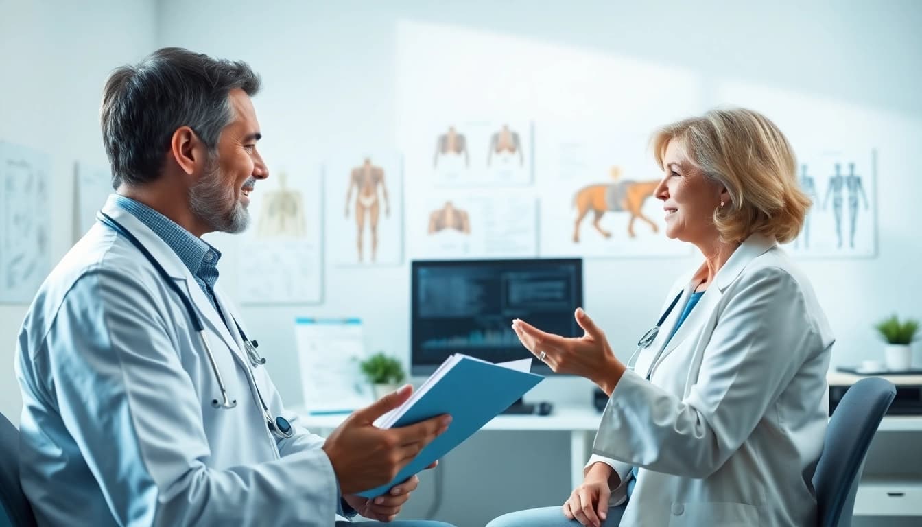Consultation at https://www.medexdtc.com showing physician empathy and patient engagement.