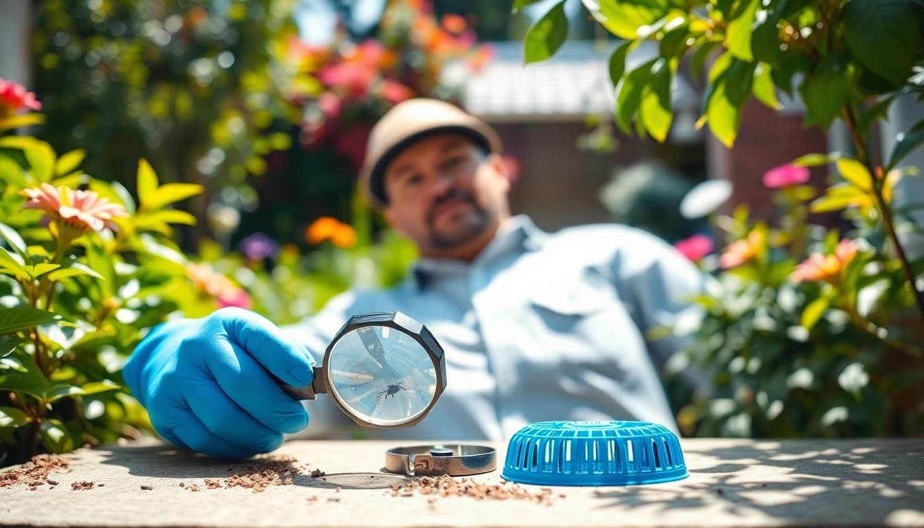 Request bug treatment quote for expert pest inspection with professional technician.