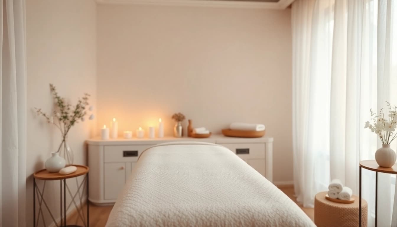 Beauty spas near me featuring soothing interiors and relaxing atmospheres for wellness.