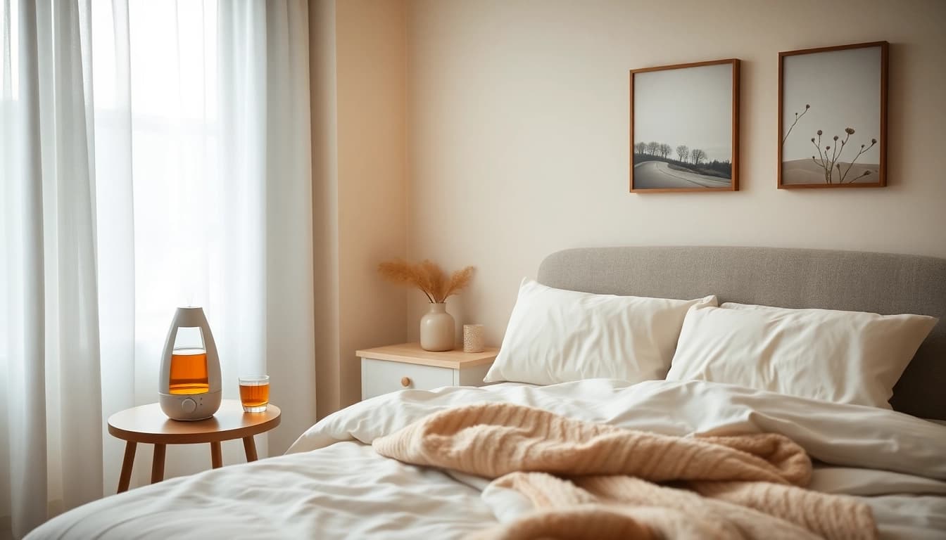 風邪を一晩で治す方法のヒントと快適な眠りを促す寝室