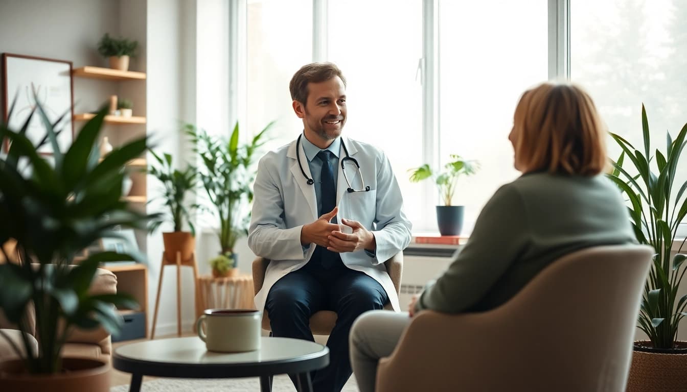 A German Psychiatrist in India offers a warm and calming environment for mental health consultations.