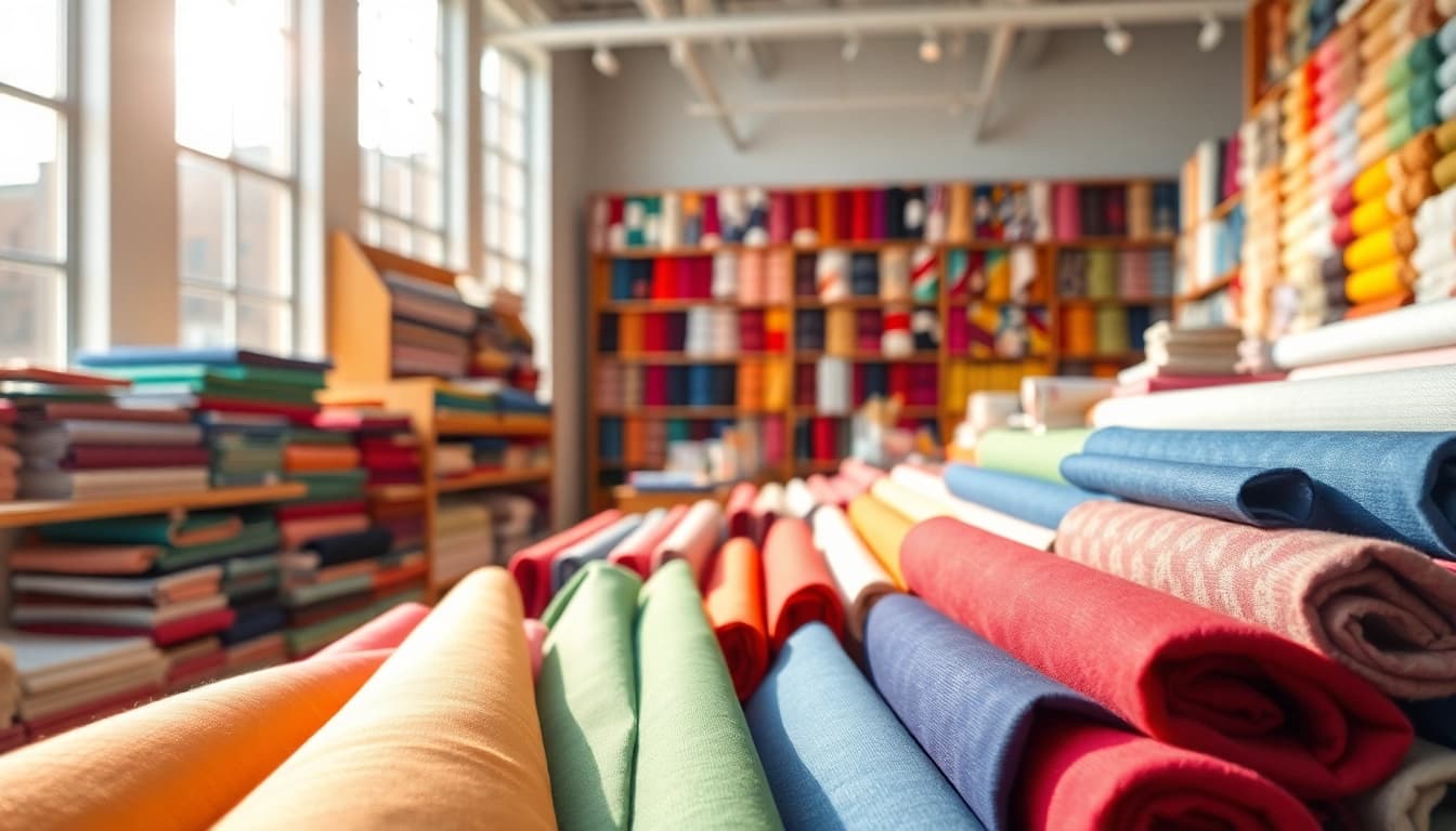 Verken ons uitgebreid assortiment brabantse bont stof in een sfeervolle shop.