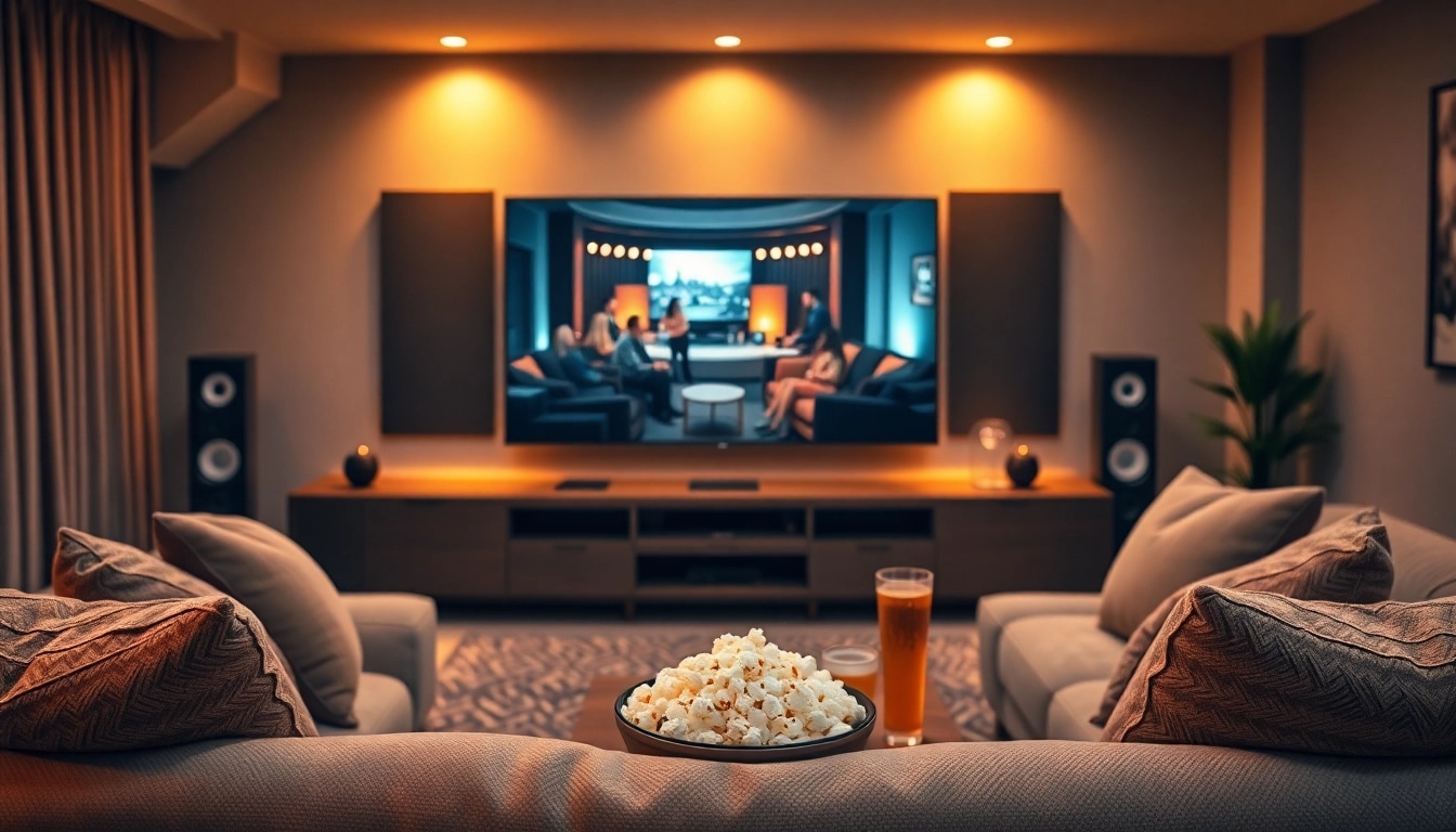 สนุกกับการดูหนังออนไลน์ที่บ้านที่มีบรรยากาศอบอุ่นและผ่อนคลาย