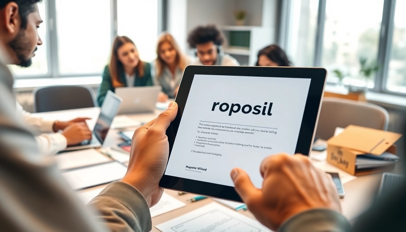 Engage in Customized Proposal Writing with a collaborative team over digital documents.