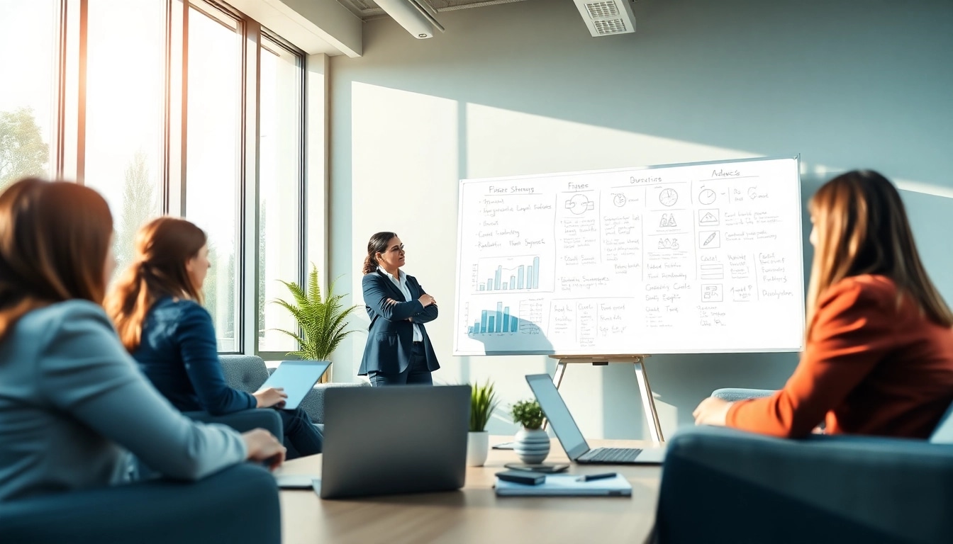 Engage with a top business coach near me during a strategic brainstorming session, deep in collaborative discussions.