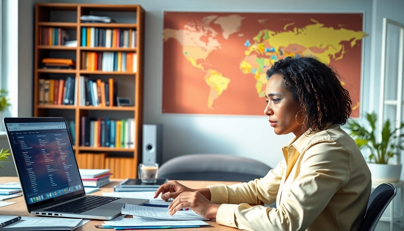 Enhance communication with professional translation services at https://www.elitetranslingo.com in a modern office.