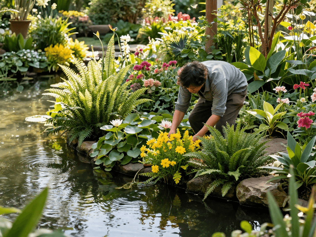 Buy Pond Plants Online and create a serene garden with vibrant aquatic flora and lush greenery.