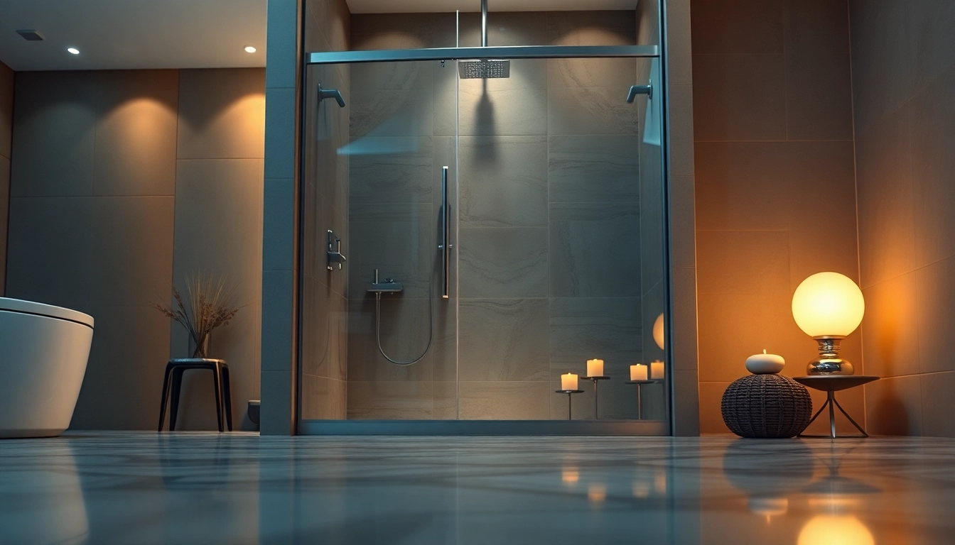 Experience elegant showers Australia showcasing modern design elements in a luxurious setting.
