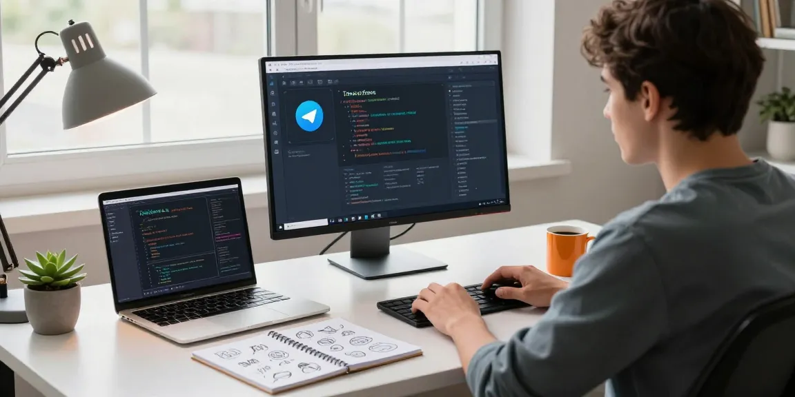 Innovative software developer workspace showcasing 纸飞机下载 application in an engaging coding environment.