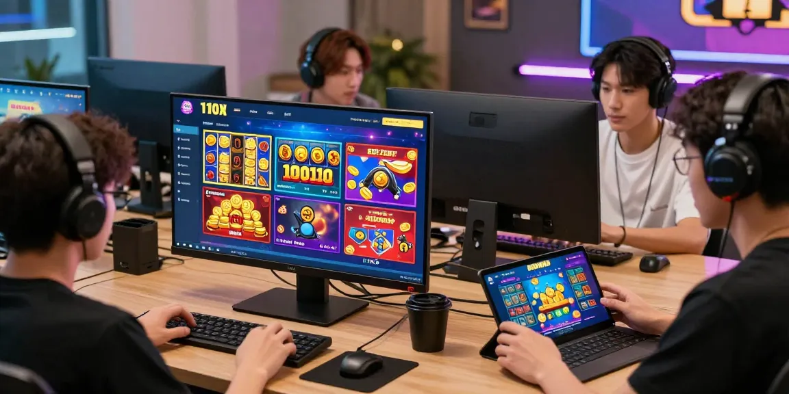 Users enjoying diverse slot games on a lively online platform with slot depo 1000 offerings.