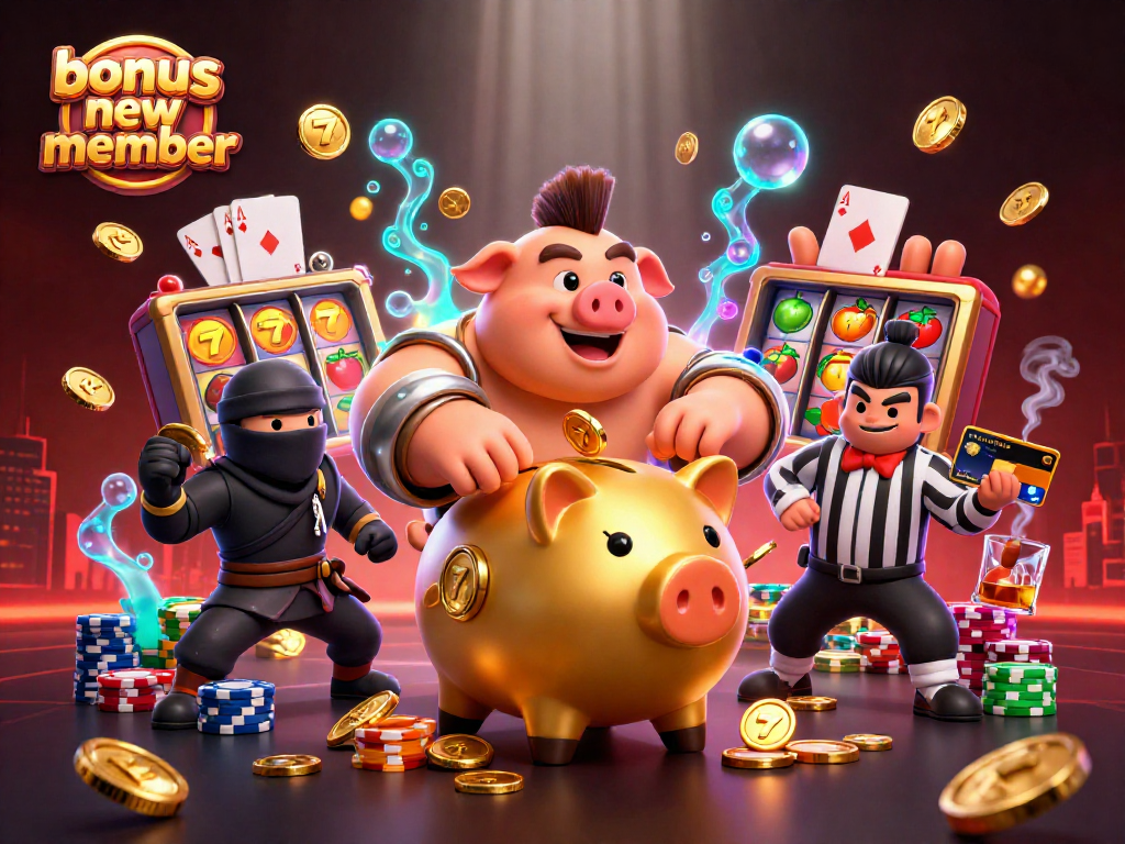 Engage with bonus new member offers at dynamic slots table featuring lively characters.