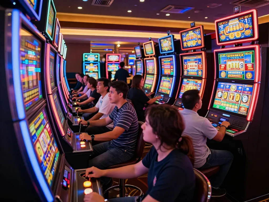 Experience the excitement of slot depo 1k action at vibrant casino slot machines.