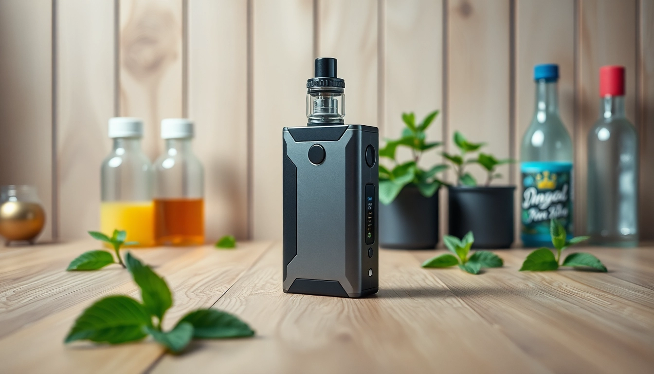 Showcase raz vape among colorful vape juice bottles, highlighting its sleek design.