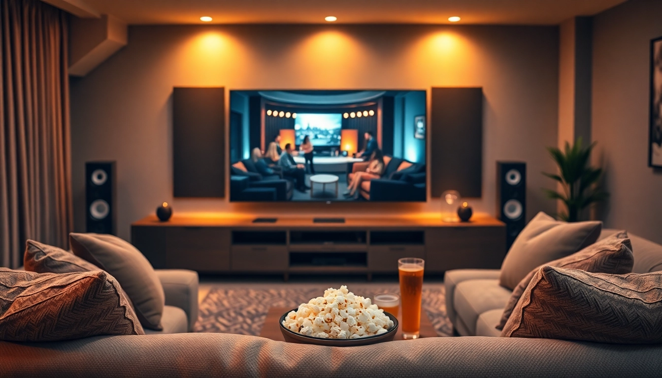 สนุกกับการดูหนังออนไลน์ที่บ้านที่มีบรรยากาศอบอุ่นและผ่อนคลาย