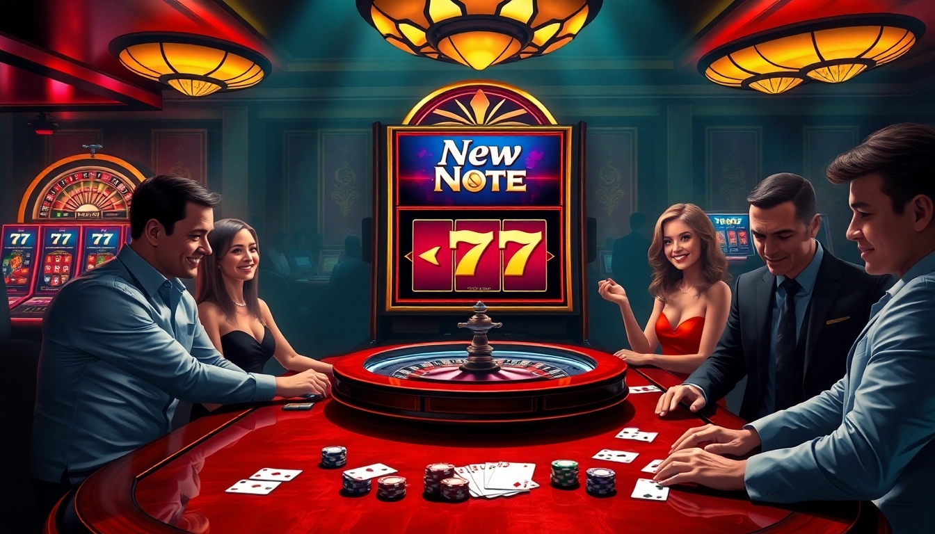 Experience thrilling gameplay with new 77 slots at a vibrant casino.