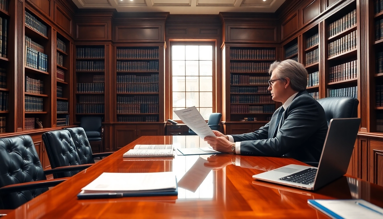 Consult a professional real estate attorney at https://www.atlantarealestateattorney.com in an elegant office.
