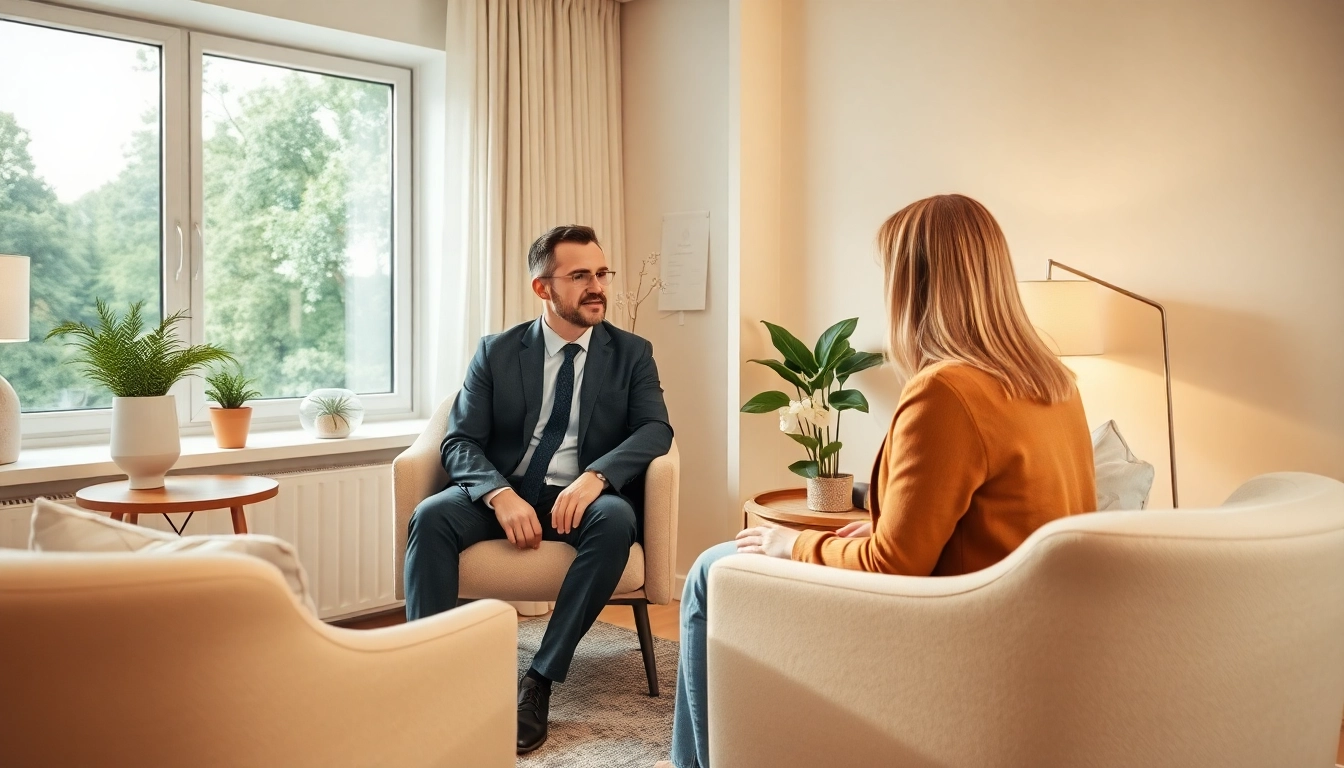 Engaging session with a German psychiatrist in India, highlighting comfort and professionalism.
