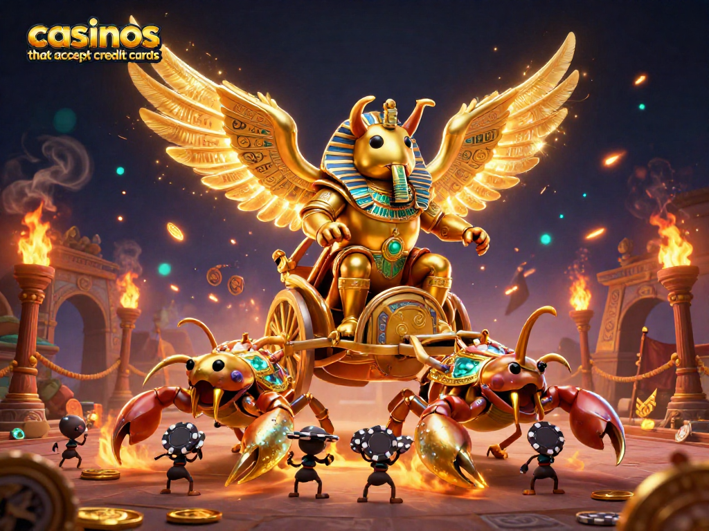 Experience thrilling games at casinos that accept credit cards with vibrant characters and dynamic action.
