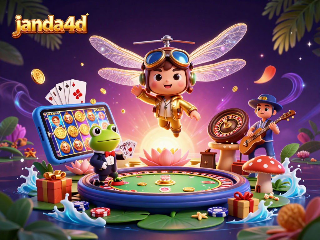 Janda4D menghadirkan pengalaman kasino yang mengasyikkan dengan dealer kodok dan permainan slot yang berkilauan.
