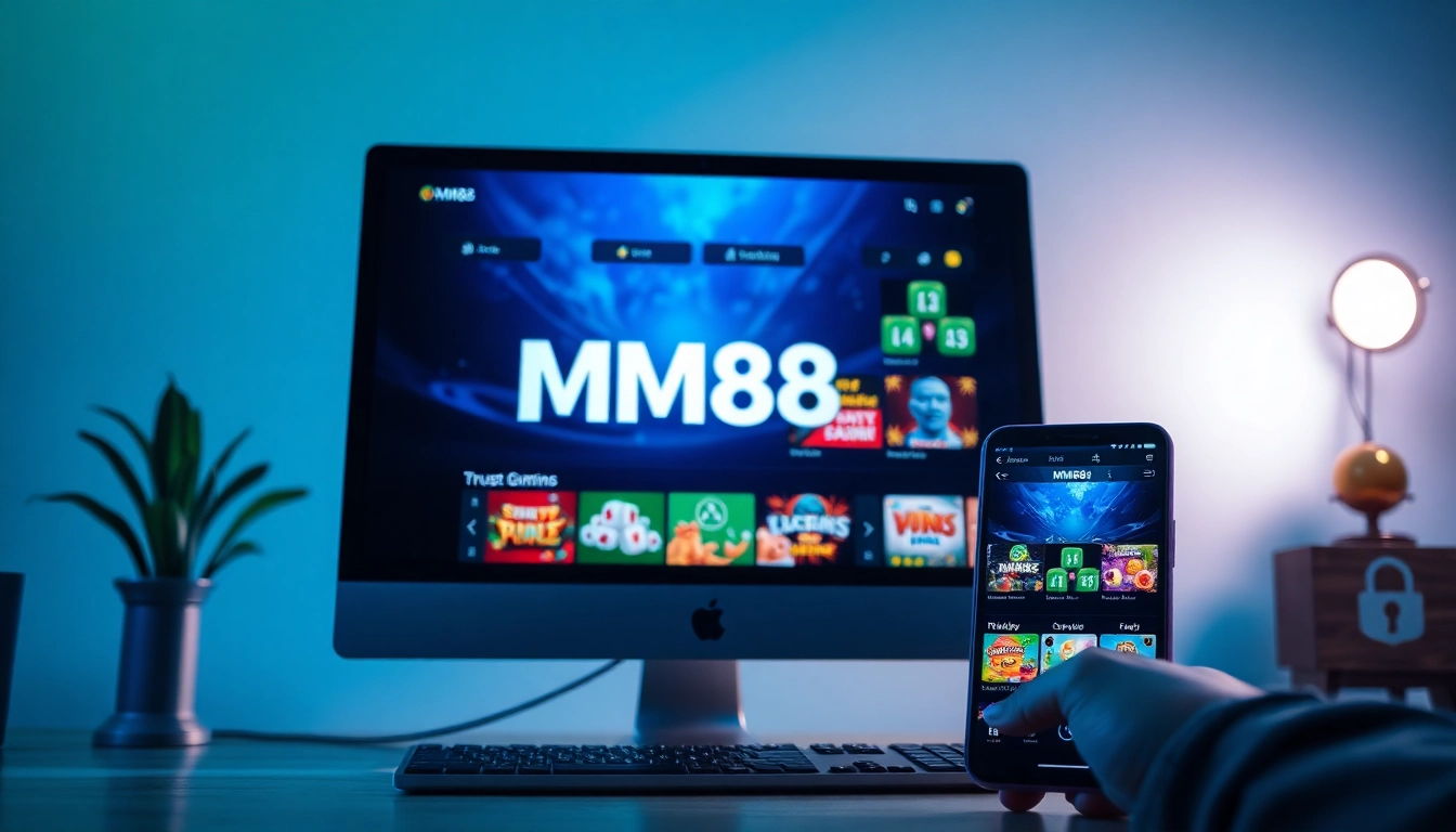 Experience MM88's secure and user-friendly online gaming platform on multiple devices.