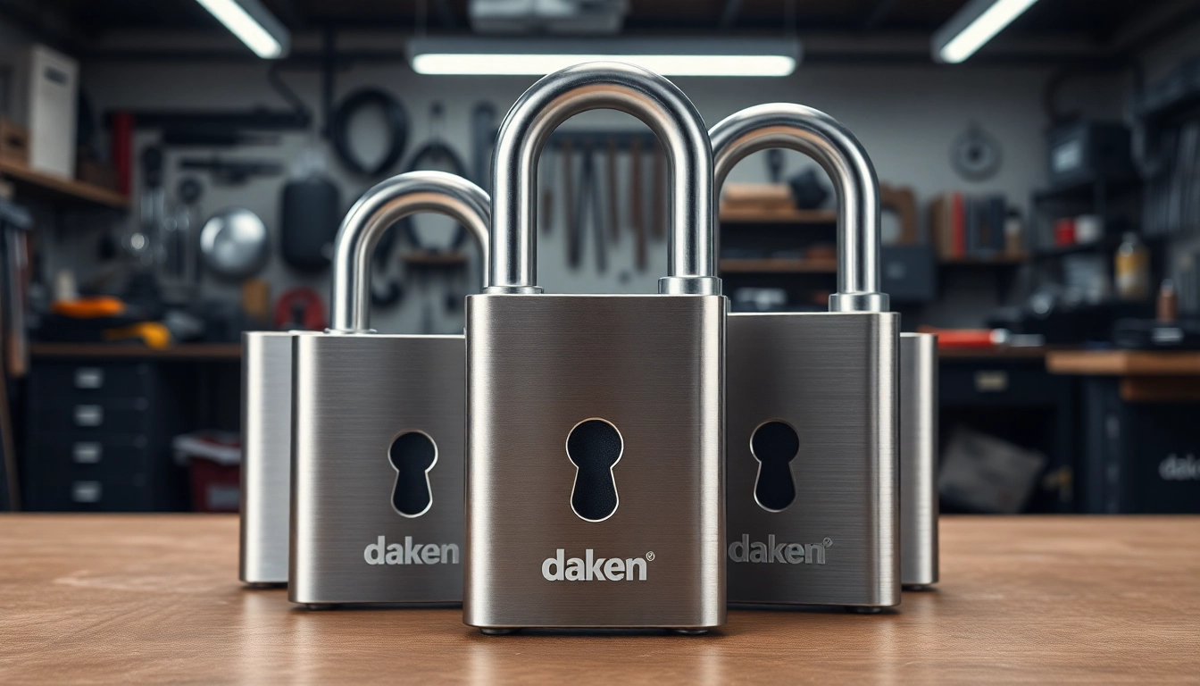 Verifica dei lucchetti e serrature Daken per veicoli su https://www.dakenlocks.com in un ambiente professionale.