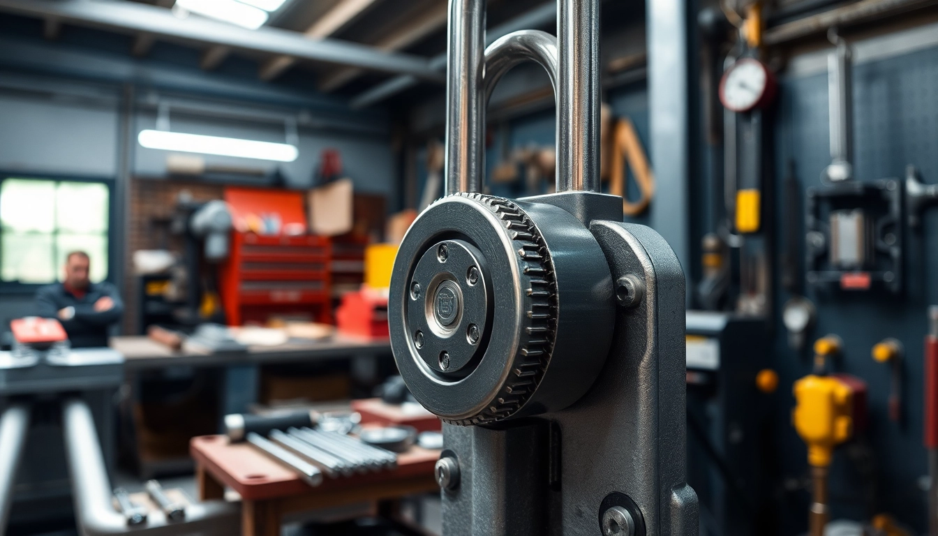 Freelock mechanism showcased in a professional workshop setting highlighting its intricate design.