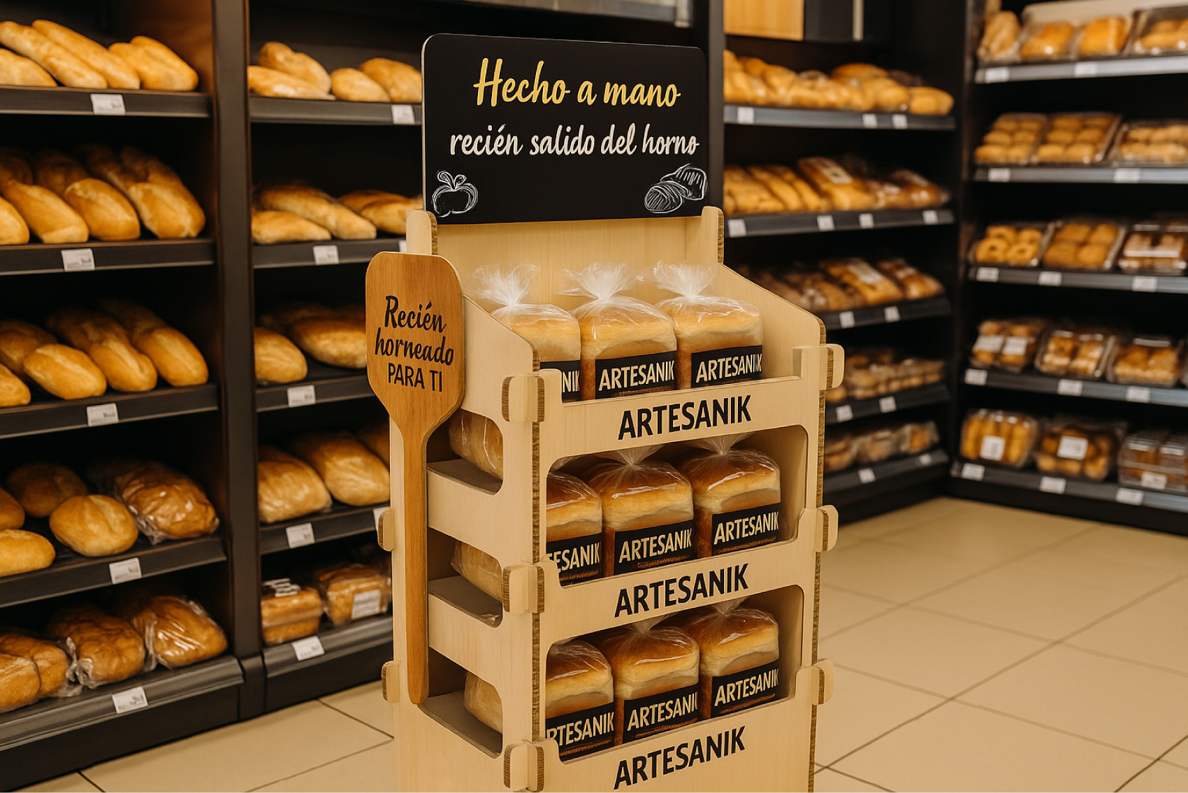 Expositores PLV a medida para retail y gran consumo