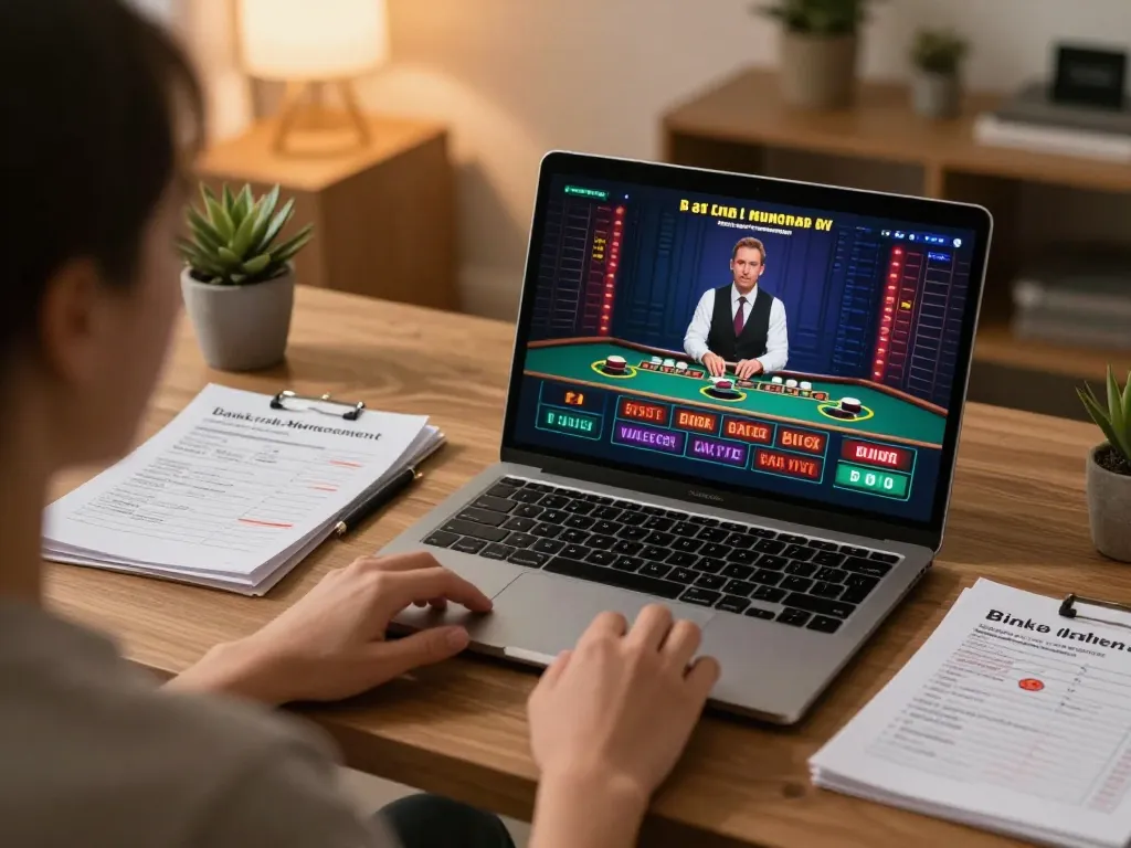 Engaging in a live dealer game on SC88, showcasing an online baccarat setup with strategic focus