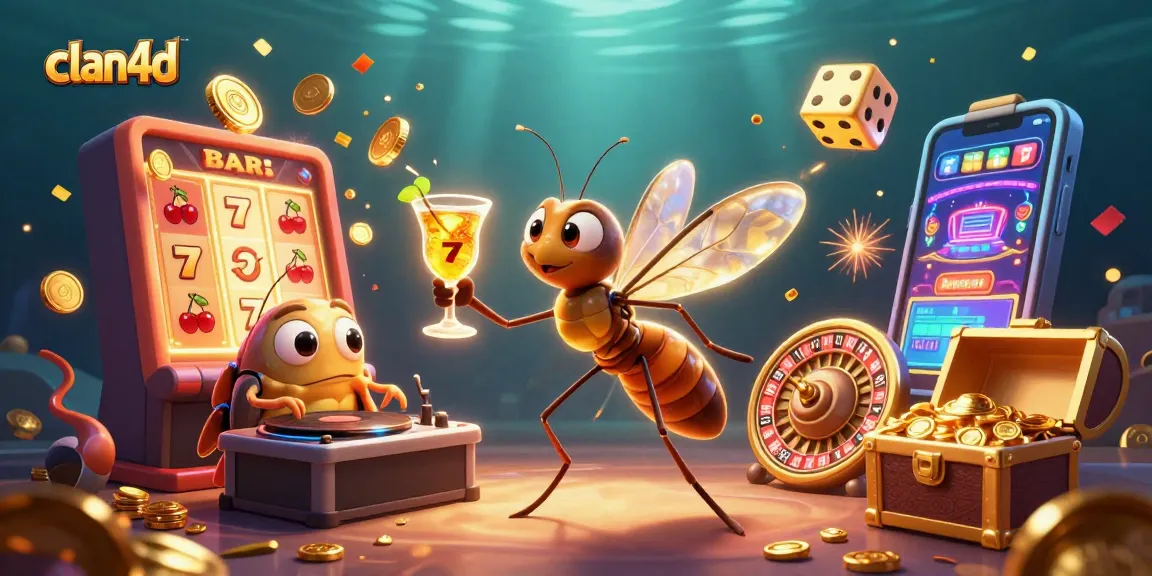 Play winning strategies with clan4d in a vibrant 3D casino atmosphere rich in details.