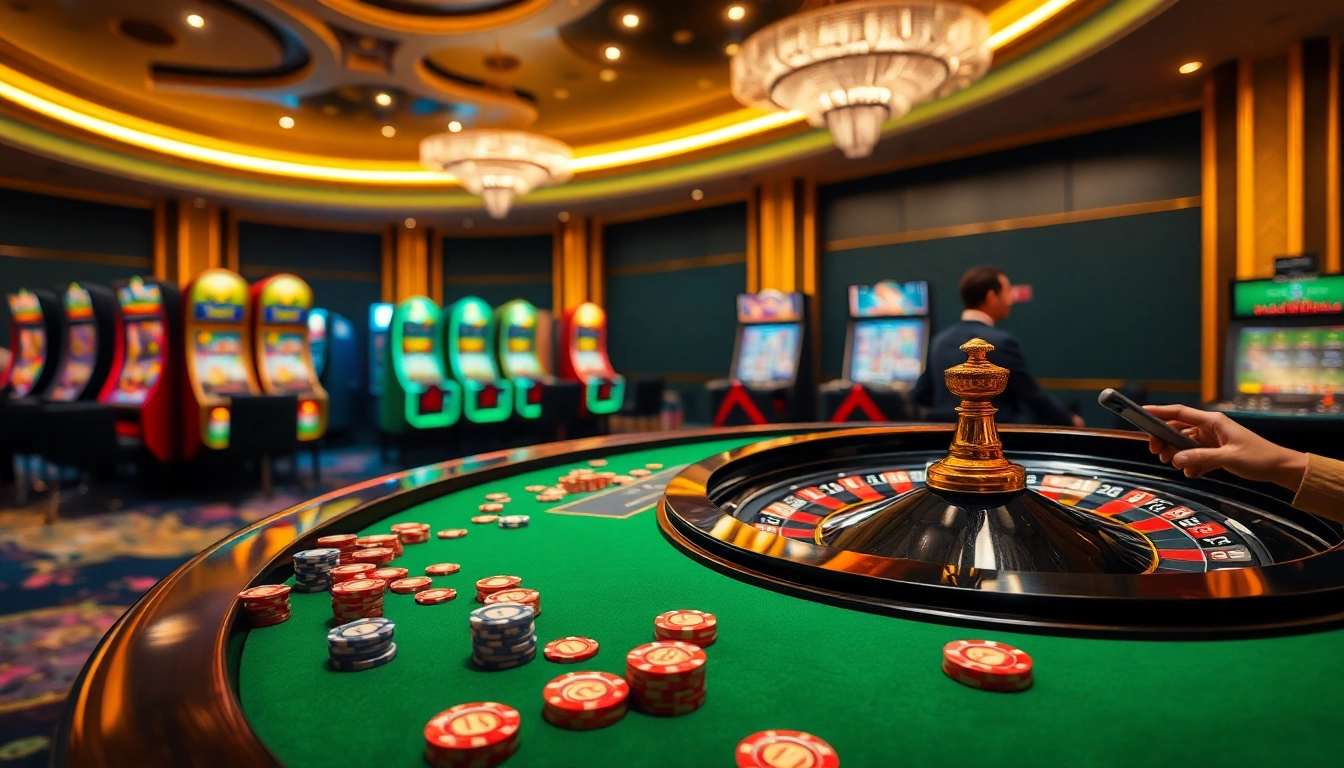 Engage in thrilling gameplay at oxplay with dynamic casino tables and vibrant slot machines.