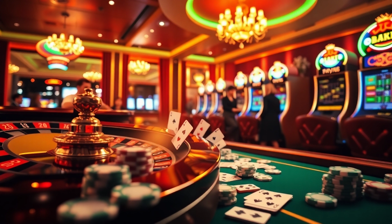 Engage in thrilling gameplay at nhà cái luck8 with an immersive online casino scene full of exciting games.
