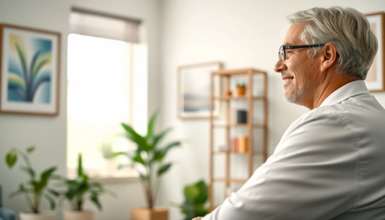 Engaging private GP consultation showcasing a professional doctor and a comfortable environment.