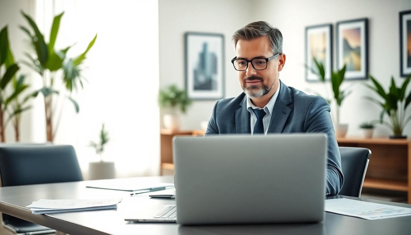 Assist clients with financial planning as a financial advisor Reston VA in a modern office environment.