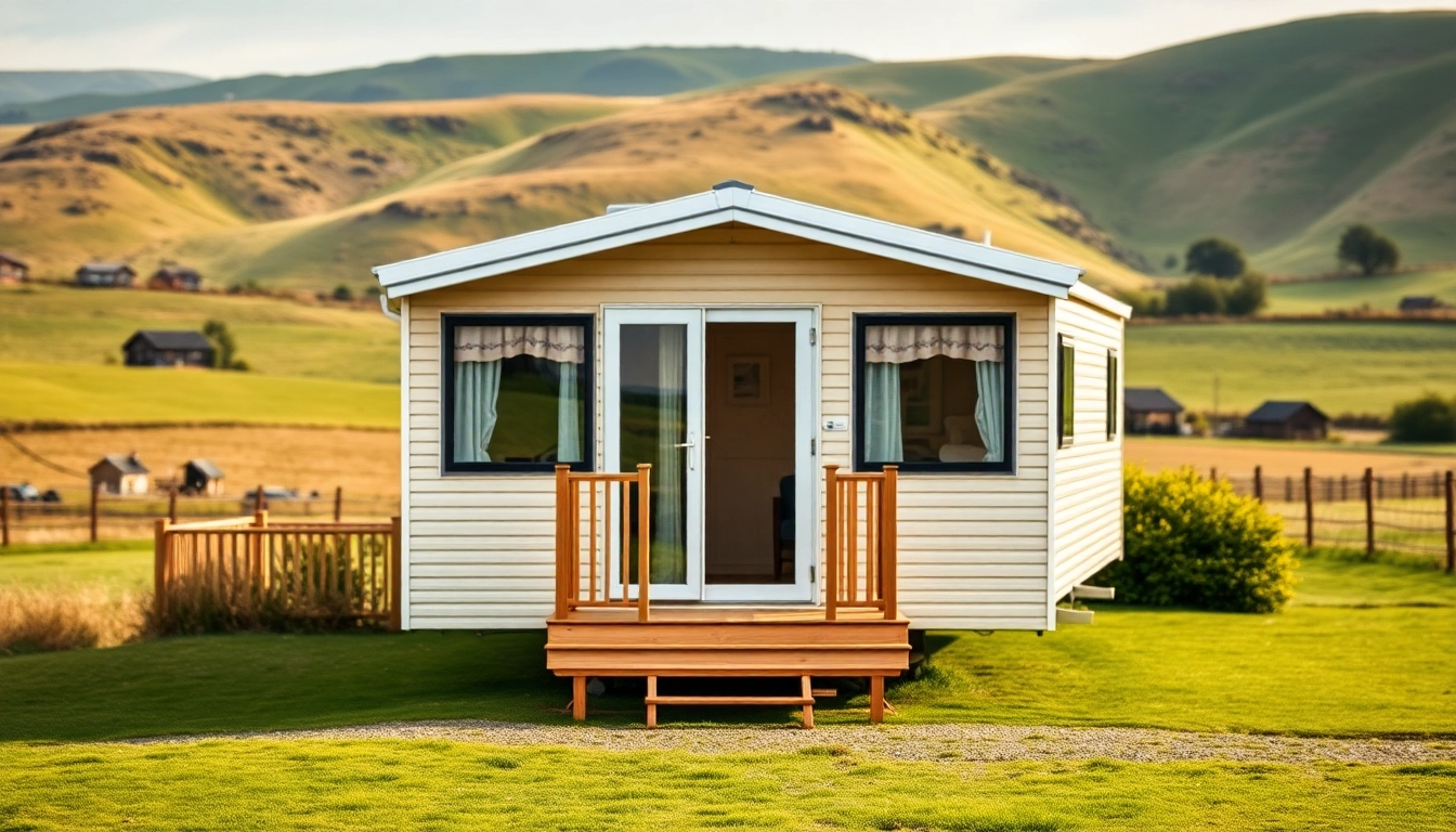 Enjoying the comfort of Static Caravans in a peaceful countryside setting.