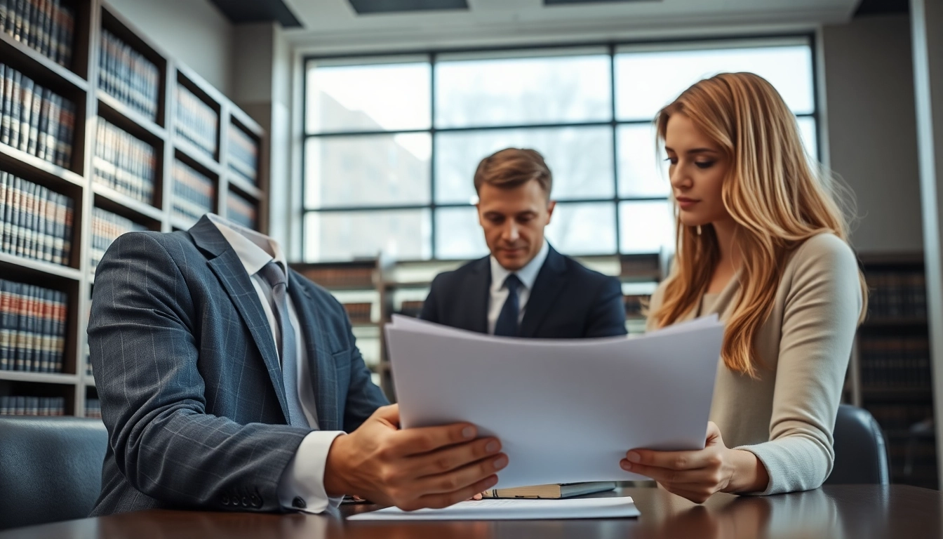 Consultation with a San Antonio accident lawyer in a modern office setting.