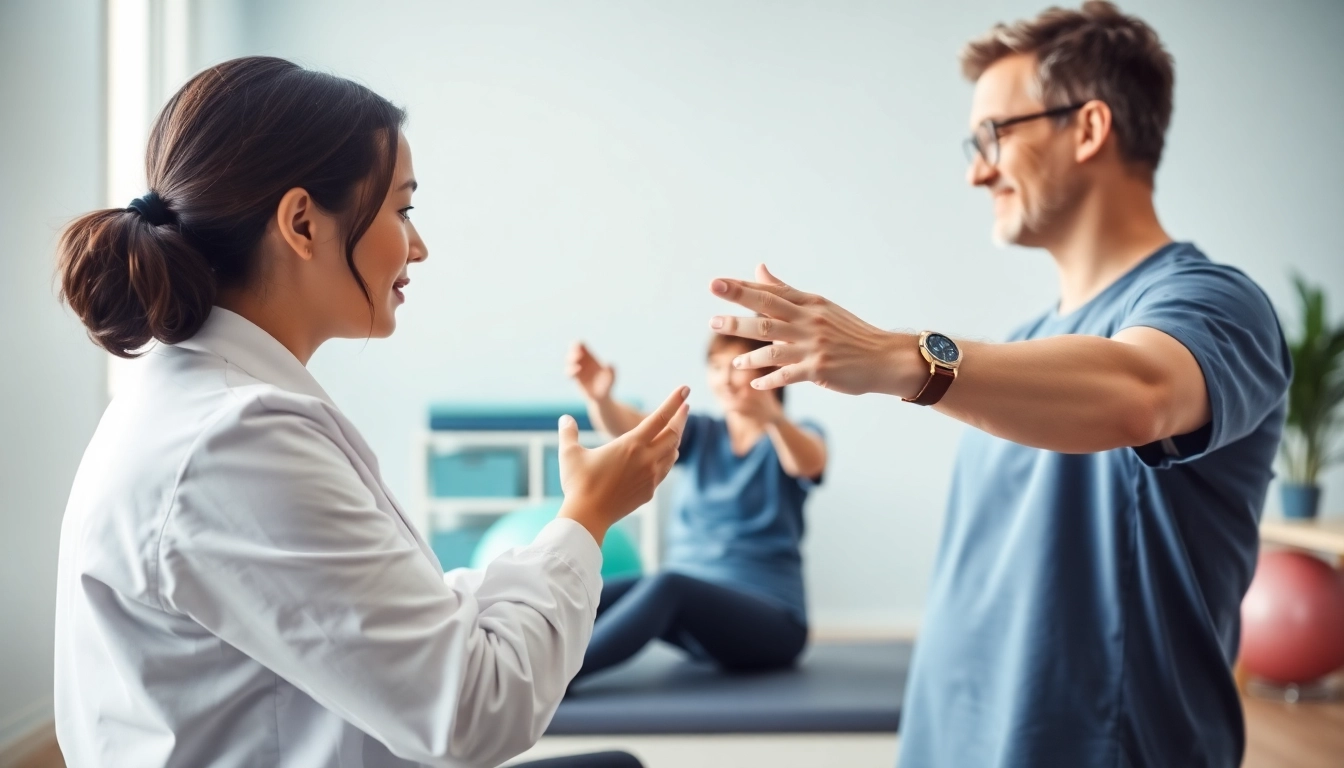 Engaging physiotherapy session showcasing north side edmonton physiotherapy expertise and patient care.