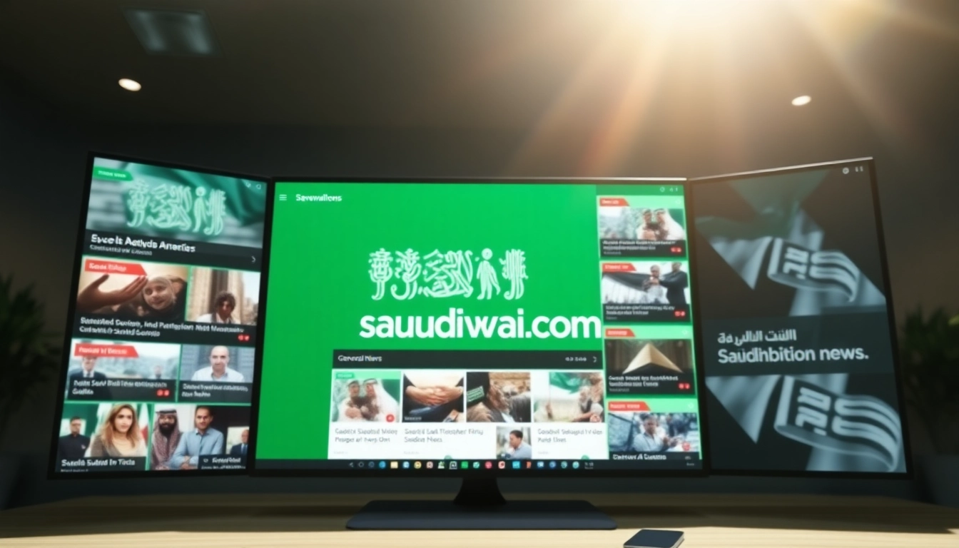 استعرض محتويات الموقع الإخباري saudiwadi.com مع تصميم عصري وواجهة مستخدم جذابة.