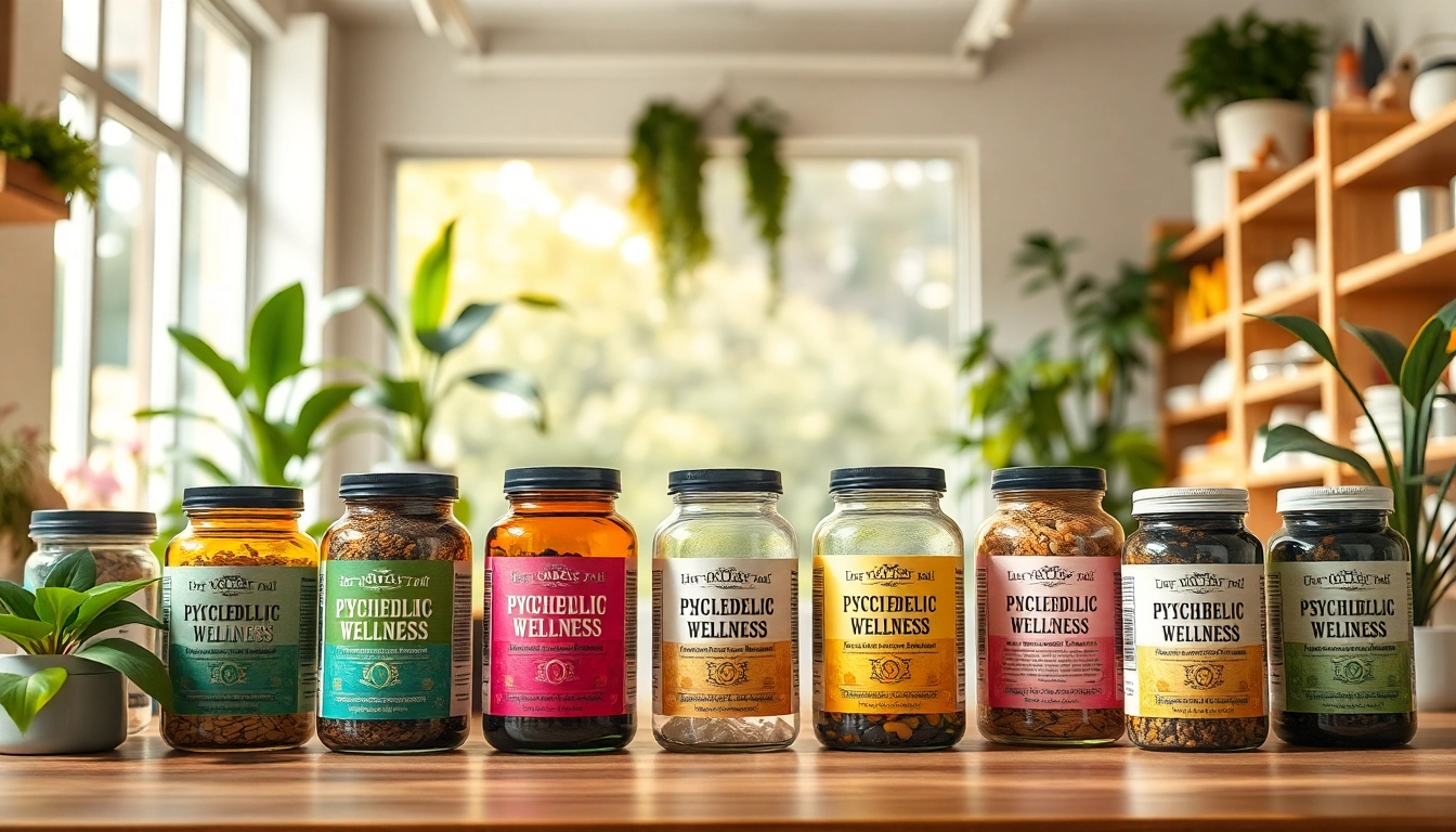 Psychedelicschemstore showcasing vibrant wellness products in a bright, welcoming environment.