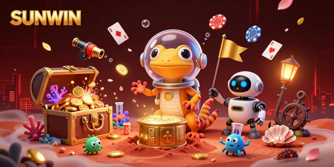 SUNWIN offers a dynamic romantic scene of a Martian hero uncovering a golden casino amid Mars, engaging gamblers in thrilling experiences.