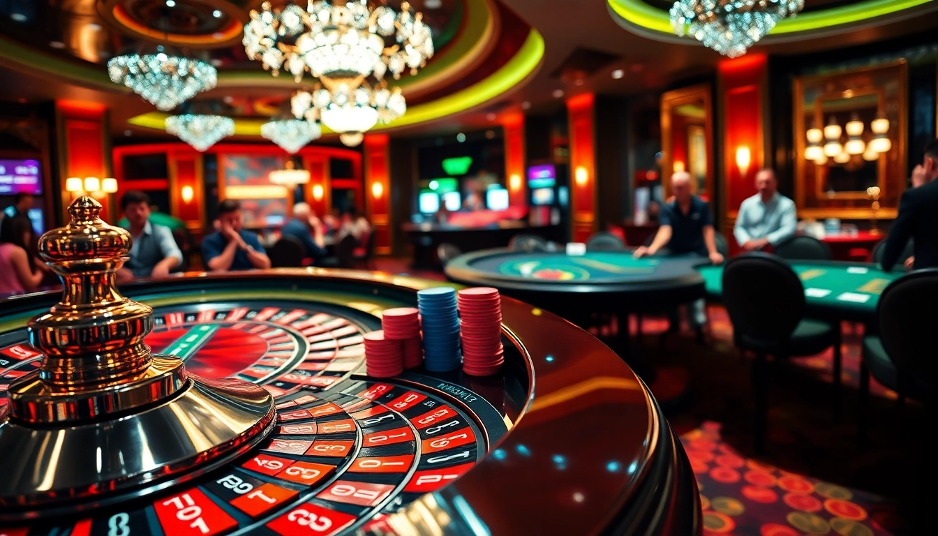 Players engaging in exciting roulette action at Nhà cái uy tín QQ88 casino.