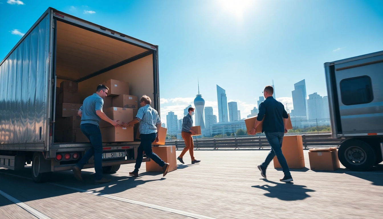 Efficient province to province movers carefully loading a truck for a seamless relocation.
