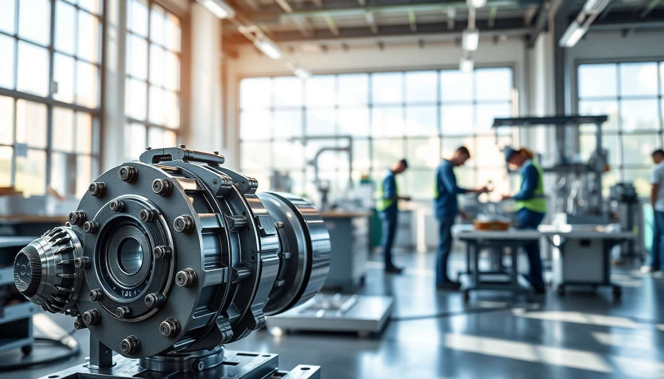 Showcase of das 142 component being assembled in a modern workshop environment.