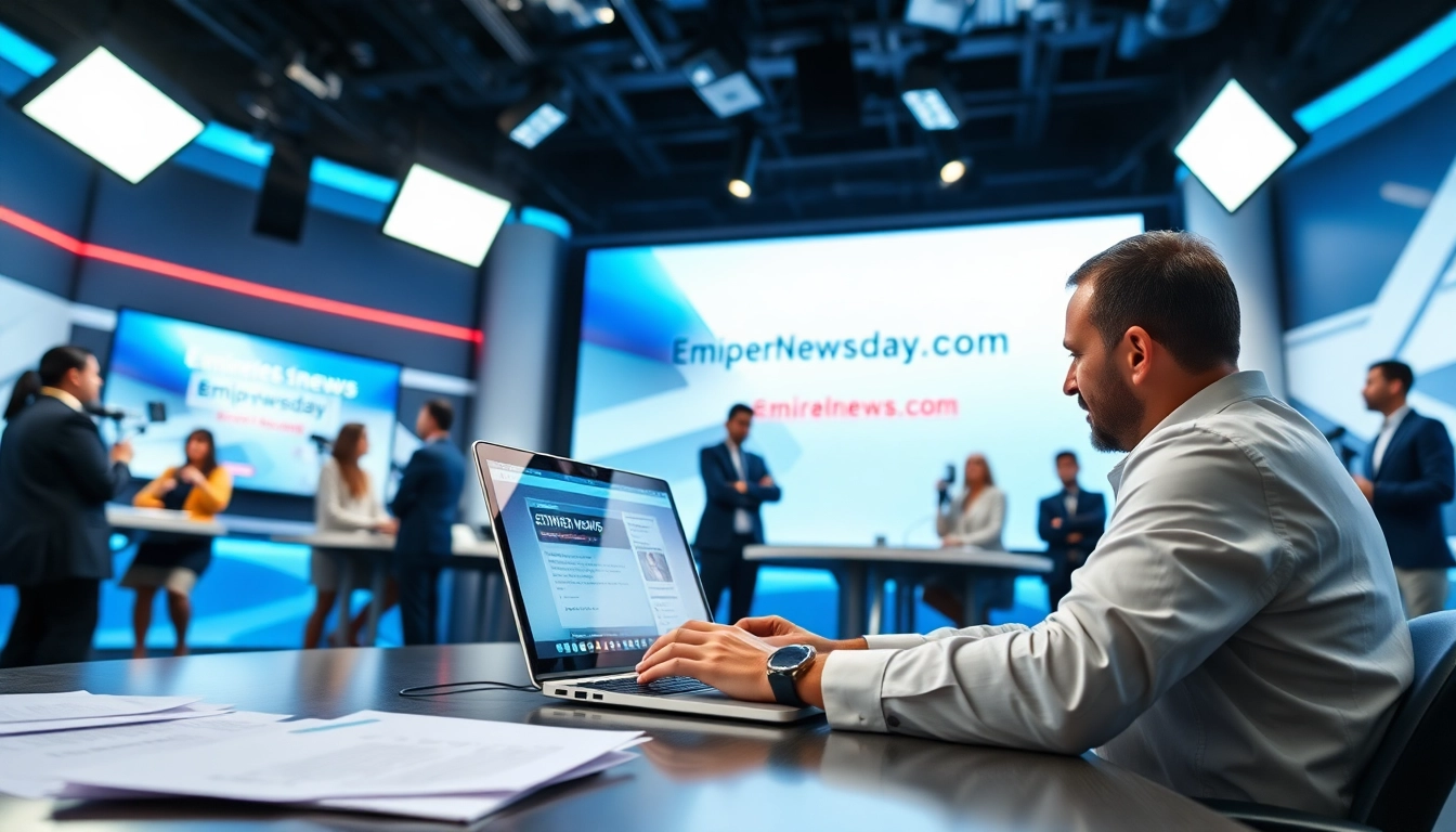 Cover breaking news updates featured on https://emiratenewsday.com from a vibrant newsroom.