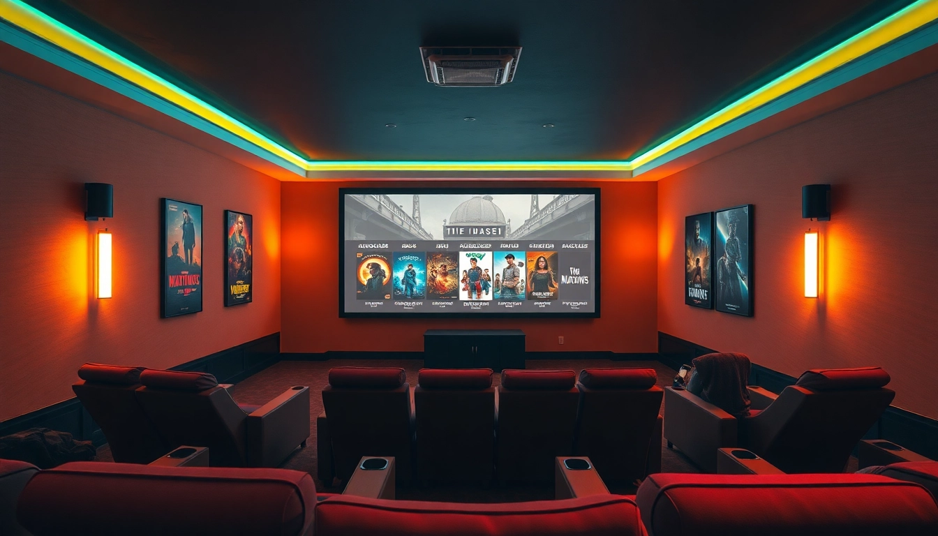 ดูหนังในห้องฉายภาพยนตร์ที่มีบรรยากาศอบอุ่นและน่าเข้าชม