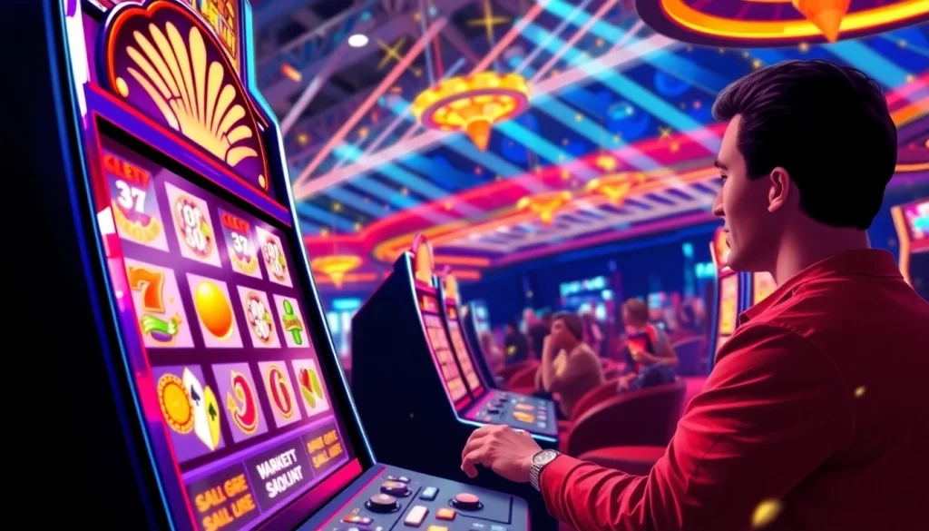 Permainan kaisar800 slot yang seru dengan pemain meraih kemenangan di kasino.