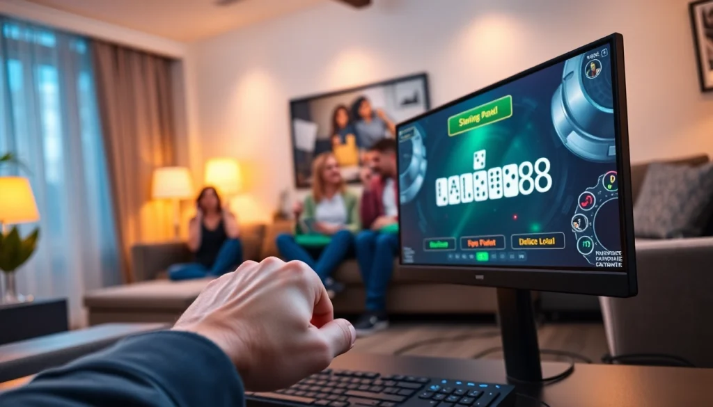 Daftar Domino88 game di layar komputer dengan suasana santai dan energi tinggi.